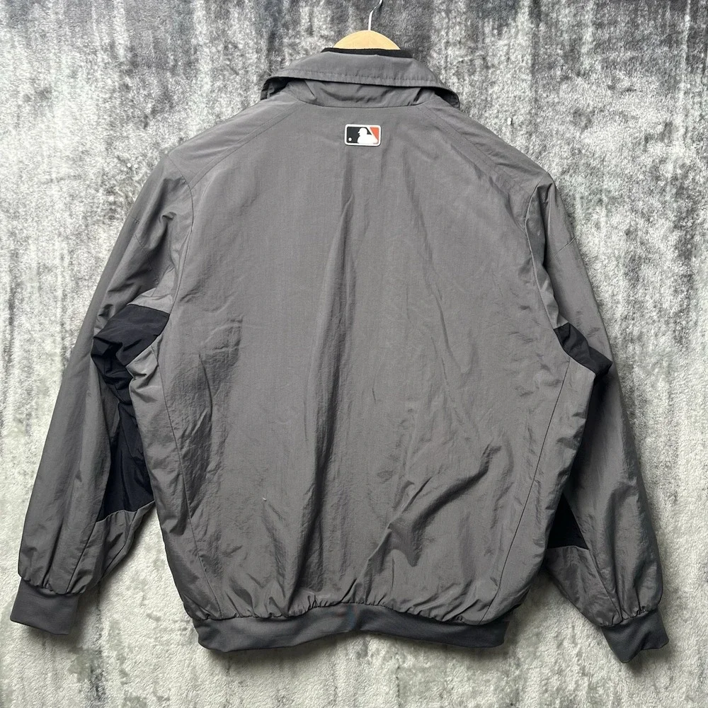Majestic Therma Base San Francisco Giants Jacket Medium Dugout Fleece Lined MLB